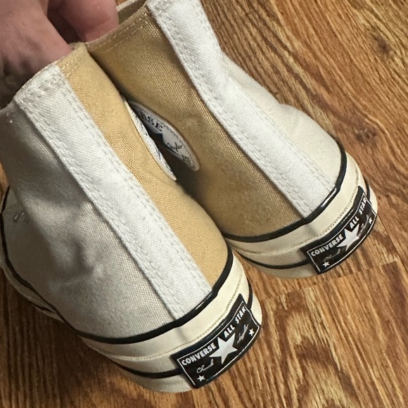 Converse Chuck Taylor All Star 70 Hi Top Tri-Panel Sesame Egret Men’s Sz 8 - Picture 2 of 11